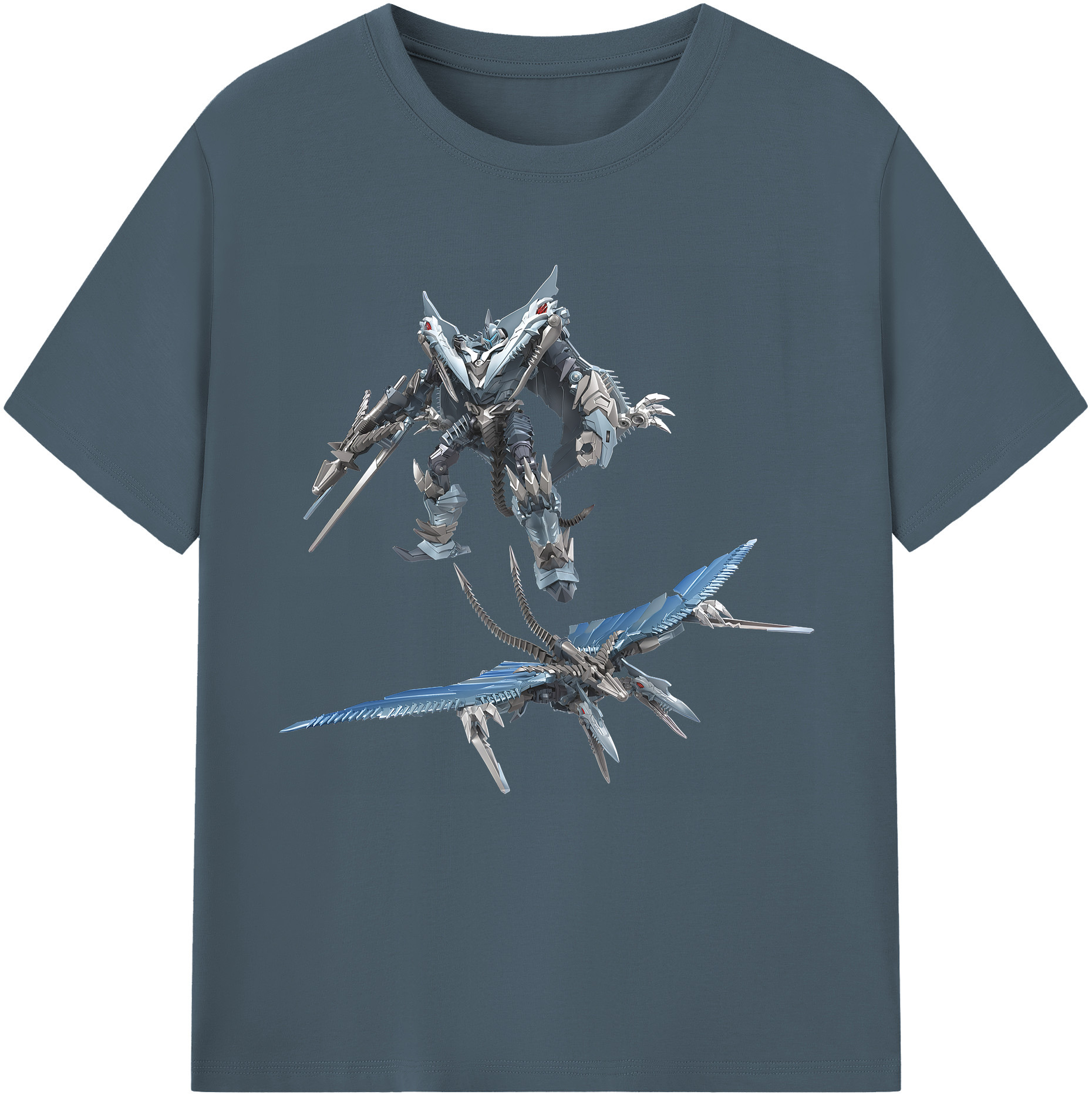 （画像用） Transformers トランスフォーマー 綿100％半袖Tシャツ（フロントプリント）